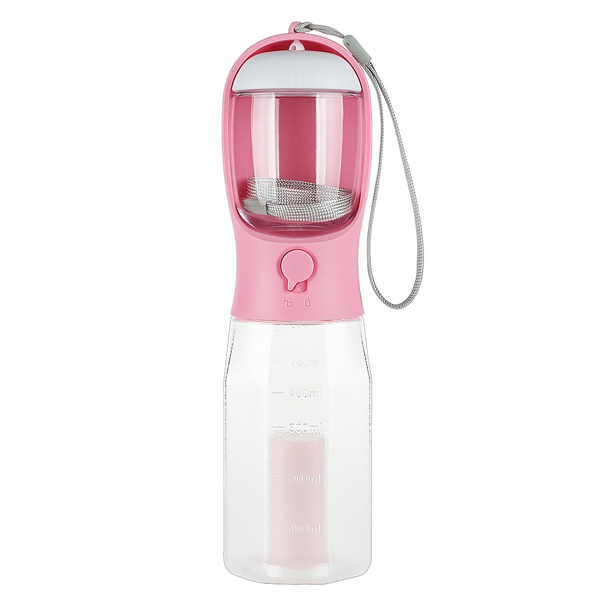Portable Dog Water Bottle Food Feeder Drinker Poop Dispenser 3 in 1 Leak-Proof Multifunctional Dog Water Bottle